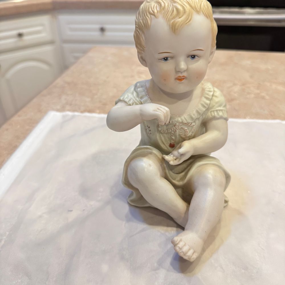 Andrea Sadek bisque baby numbered 23/110 made in Japan Vintage original‎ tag